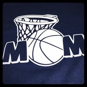 Custom T-Shirt - Glitter Basketball Mom